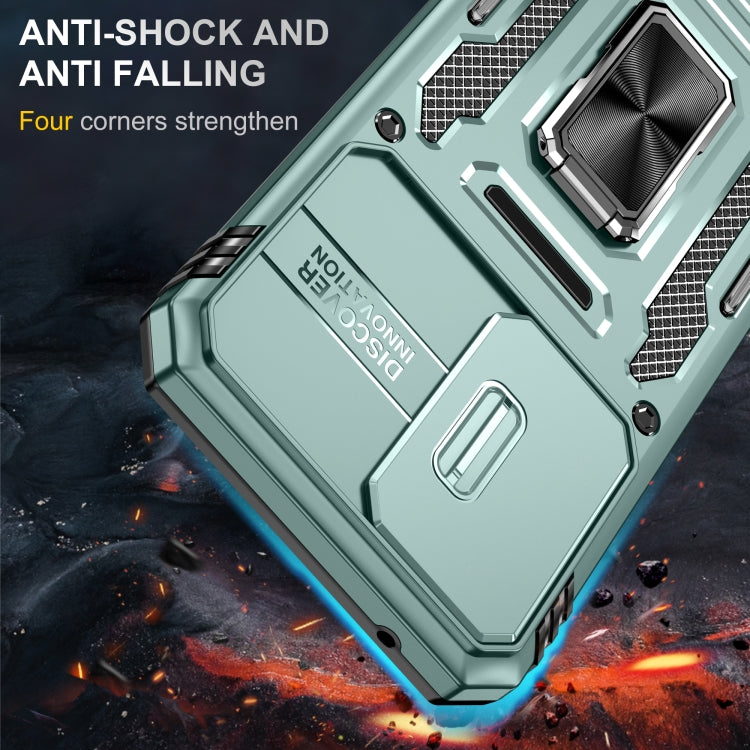 For Samsung Galaxy A54 Armor PC + TPU Camera Shield Phone Case(Alpine Green) - free shipping - PMC TechLife - Order now!