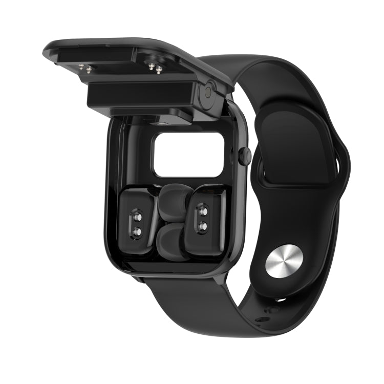 X8S 1.8 inch Screen 2 in 1 TWS Earphone Smart Watch, Support Bluetooth Call / Heart Rate / Blood Oxygen Monitoring(Black) - Smart Watches by PMC TechLife | Online Shopping South Africa | PMC TechLife