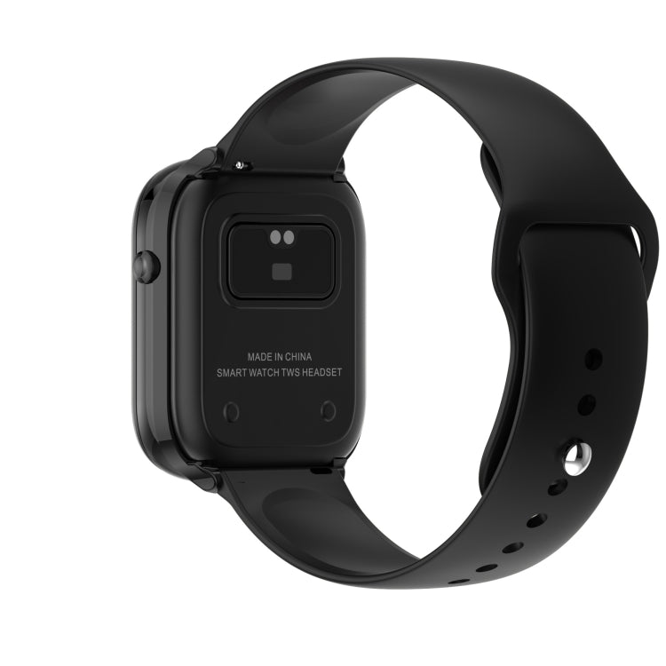 X8S 1.8 inch Screen 2 in 1 TWS Earphone Smart Watch, Support Bluetooth Call / Heart Rate / Blood Oxygen Monitoring(Black) - Smart Watches by PMC TechLife | Online Shopping South Africa | PMC TechLife