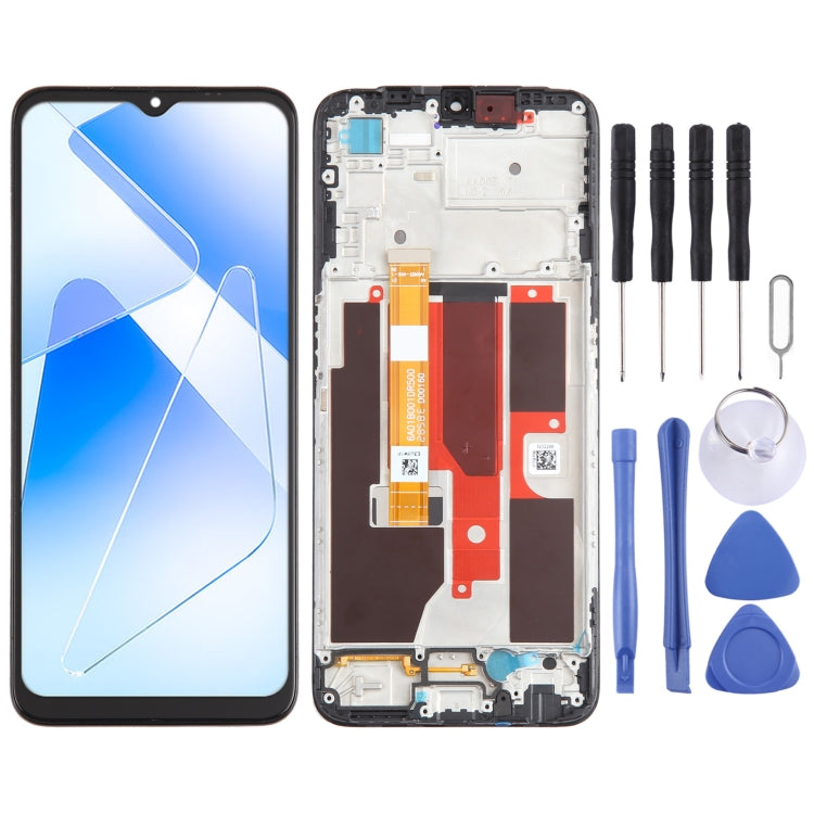 For OPPO A55 5G OEM LCD Screen Digitizer Full Assembly with Frame - LCD Screen by PMC TechLife | Online Shopping South Africa | PMC TechLife | Buy Now Pay Later Mobicred