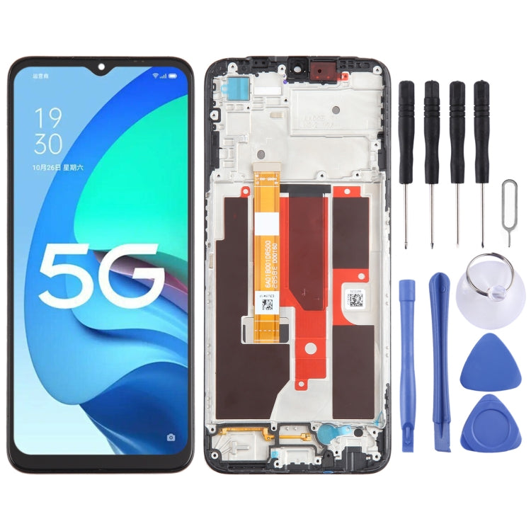 For OPPO A56 5G OEM LCD Screen Digitizer Full Assembly with Frame - LCD Screen by PMC TechLife | Online Shopping South Africa | PMC TechLife