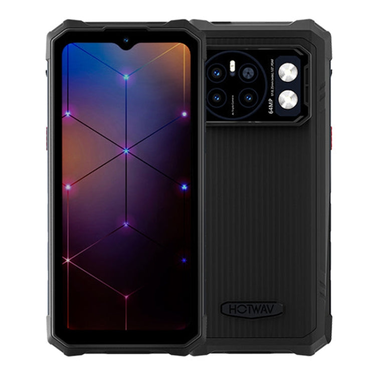 HOTWAV CYBER 13 Pro, 12GB+256GB, IP68/IP69K Rugged Phone, 10800mAh, 6.6 inch Android 13 UNISOC T619 Octa Core, Network: 4G, NFC, OTG(All Black) - free shipping - PMC TechLife - Order now!