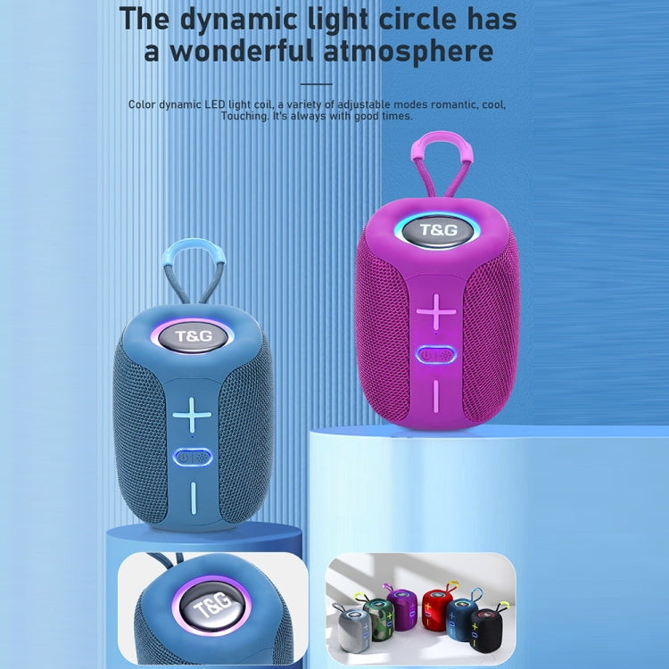 T&G TG-658 Outdoor USB High Power 8W Heavy Bass Wireless Bluetooth Speaker(Purple) - Mini Speaker by T&G | Online Shopping South Africa | PMC TechLife | Buy Now Pay Later Mobicred