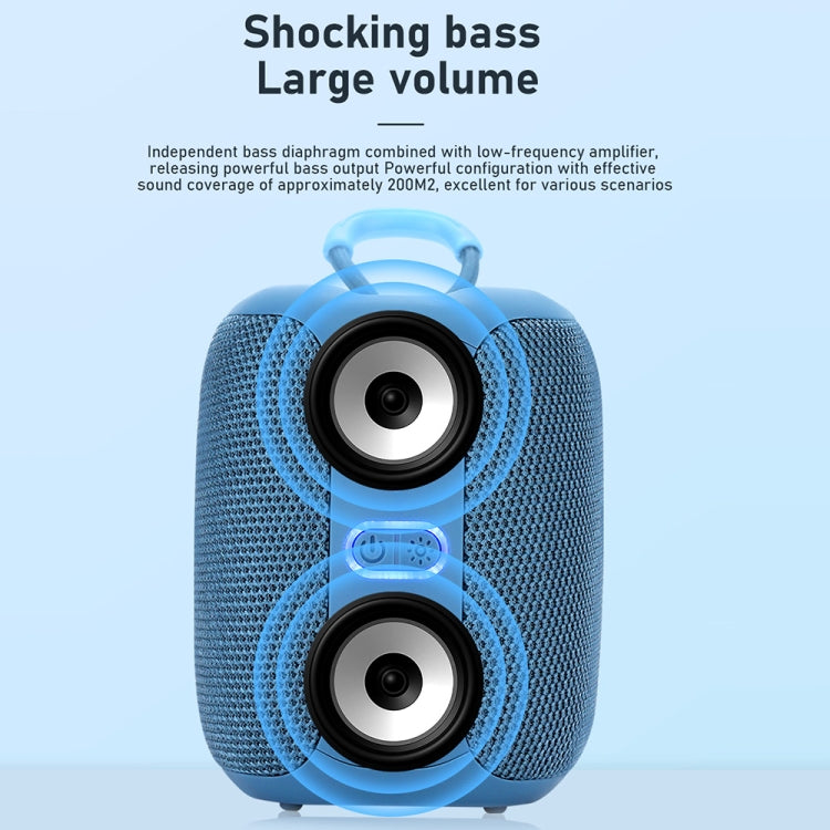 T&G TG-658 Outdoor USB High Power 8W Heavy Bass Wireless Bluetooth Speaker(Black) - Mini Speaker by T&G | Online Shopping South Africa | PMC TechLife
