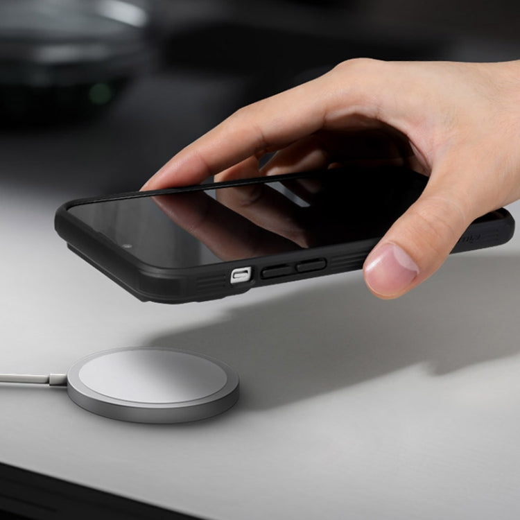 For iPhone 15 Pro Max NILLKIN CamShield Pro Magnetic Magsafe Phone Case(Black) - iPhone 15 Pro Max Cases by NILLKIN | Online Shopping South Africa | PMC TechLife | Buy Now Pay Later Mobicred