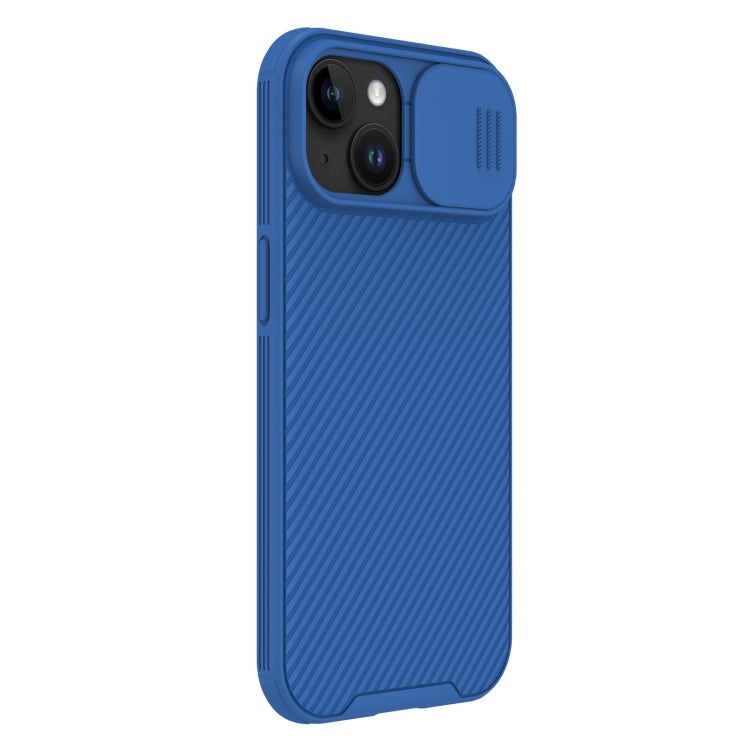 For iPhone 15 NILLKIN CamShield Pro Magnetic Magsafe Phone Case(Blue) - iPhone 15 Cases by NILLKIN | Online Shopping South Africa | PMC TechLife | Buy Now Pay Later Mobicred