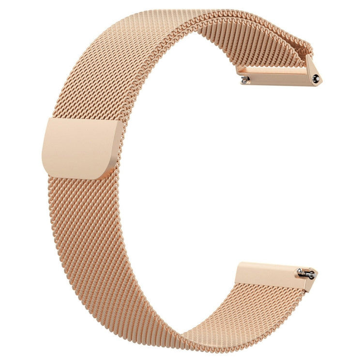 For Fitbit Versa 2 / Fitbit Versa / Fitbit Versa Lite Milanese Watch Band,, Small Size: 2.3x22.5cm(Rose Gold) - Watch Bands by PMC TechLife | Online Shopping South Africa | PMC TechLife | Buy Now Pay Later Mobicred