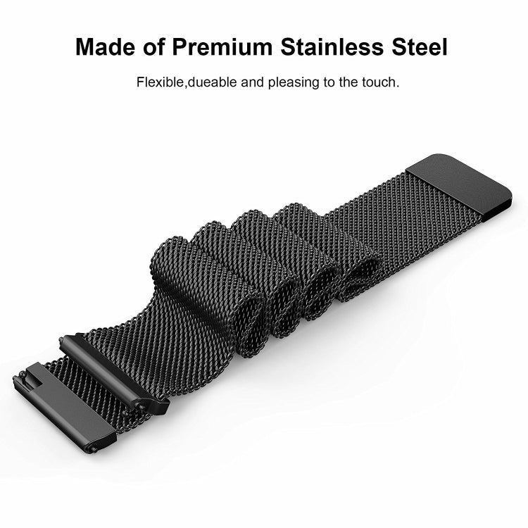 For Fitbit Versa 2 / Fitbit Versa / Fitbit Versa Lite Milanese Watch Band,, Small Size: 2.3x22.5cm(Rose Gold) - Watch Bands by PMC TechLife | Online Shopping South Africa | PMC TechLife | Buy Now Pay Later Mobicred