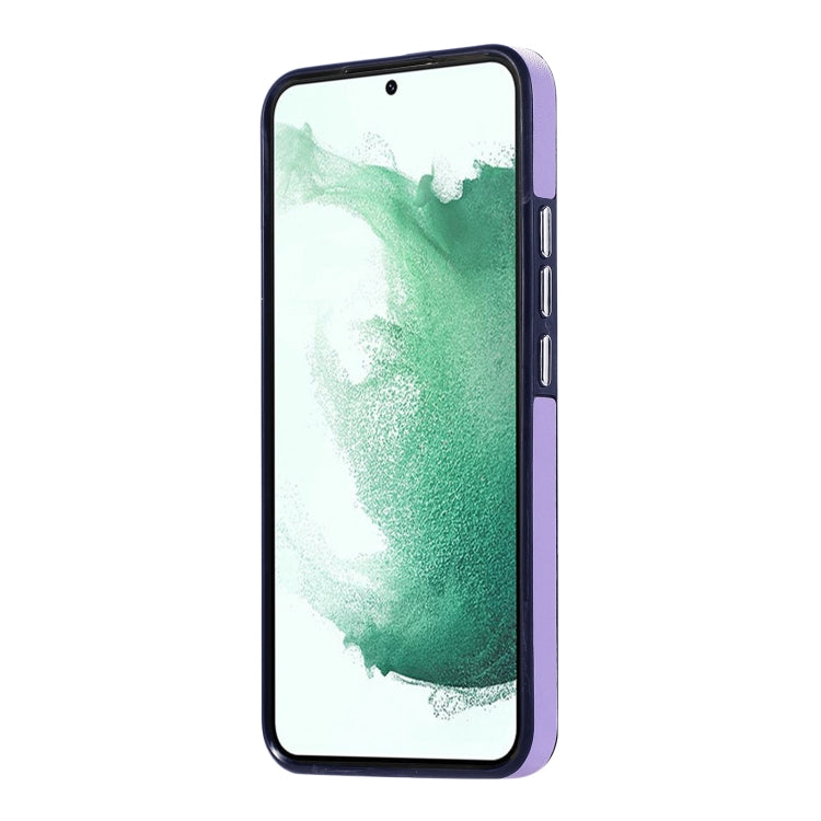 For Samsung Galaxy S23 5G Side Leather Magsafe Phone Case(Light Purple) - Galaxy S23 5G Cases by PMC TechLife | Online Shopping South Africa | PMC TechLife