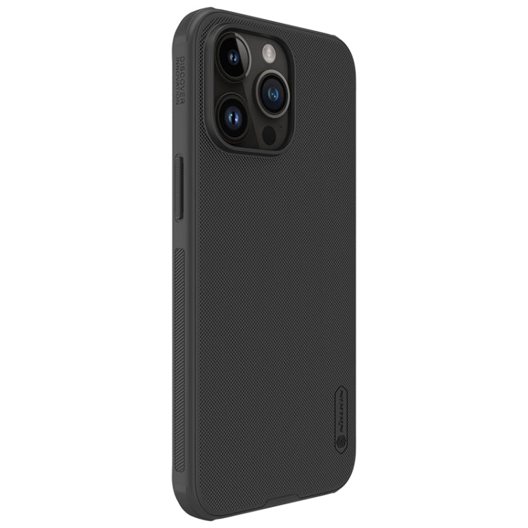 For iPhone 15 Pro Max NILLKIN Frosted Shield Pro PC + TPU Phone Case(Black) - free shipping - PMC TechLife - Order now!