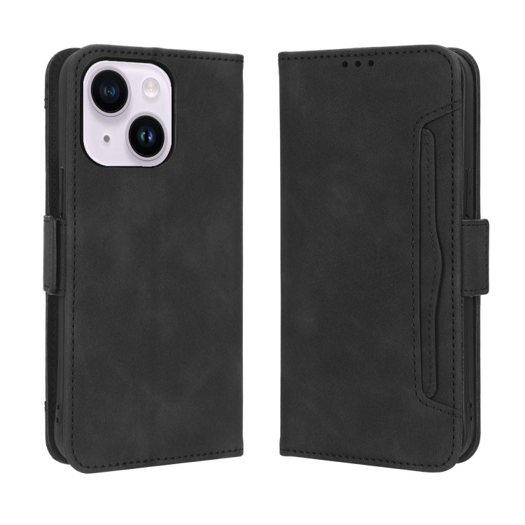 For iPhone 15 Skin Feel Calf Texture Card Slots Leather Phone Case(Black) - free shipping - PMC TechLife - Order now!