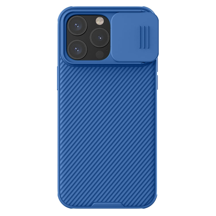 For iPhone 15 Pro NILLKIN CamShield Pro Magnetic Magsafe Phone Case(Blue) - iPhone 15 Pro Cases by NILLKIN | Online Shopping South Africa | PMC TechLife | Buy Now Pay Later Mobicred