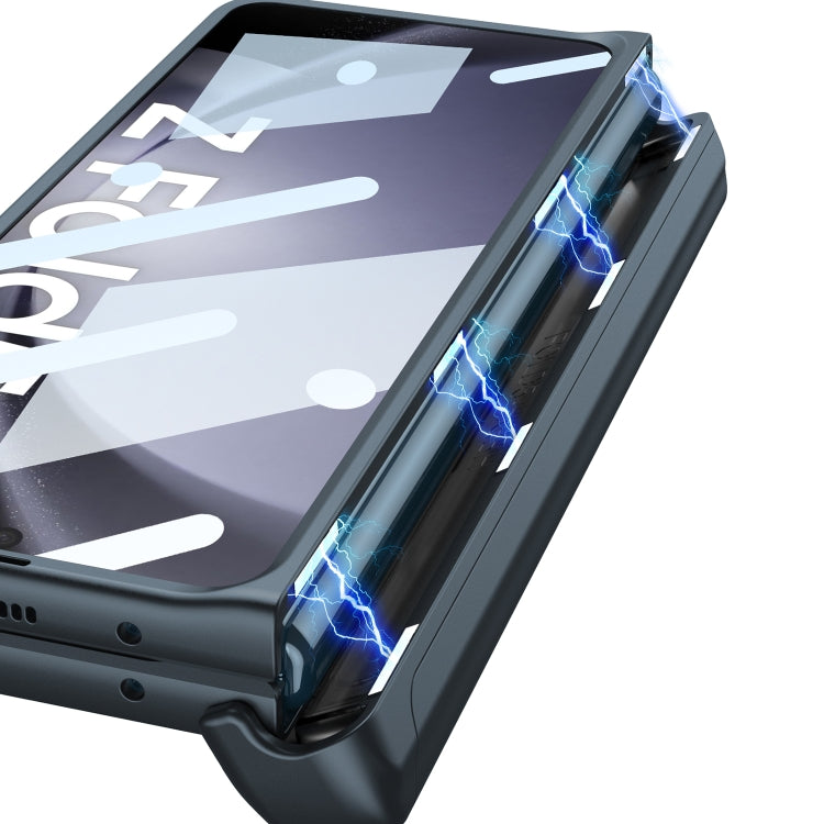 For Samsung Galaxy Z Fold5 GKK Integrated Folding Battle Shell PC Phone Case with Pen Box(Black) - free shipping - PMC TechLife - Order now!