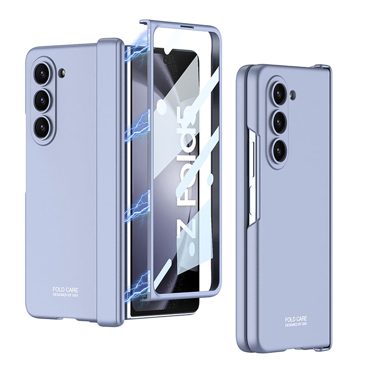 For Samsung Galaxy Z Fold5 GKK Integrated Magnetic Folding Hinge All-inclusive Phone Case(Light Blue) - Galaxy Z Fold5 Cases by GKK | Online Shopping South Africa | PMC TechLife | Buy Now Pay Later Mobicred