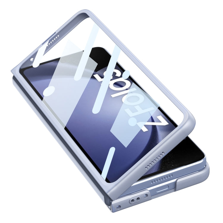 For Samsung Galaxy Z Fold5 GKK Integrated Ultra-thin Sliding Window Folding Phone Case with Card Holder(Carbon Fiber) - free shipping - PMC TechLife - Order now!