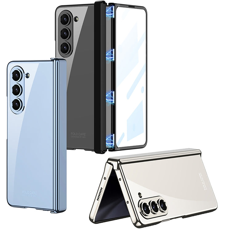 For Samsung Galaxy Z Fold5 GKK Integrated Magnetic Phantom Hinge Folding Phone Case(White) - free shipping - PMC TechLife - Order now!
