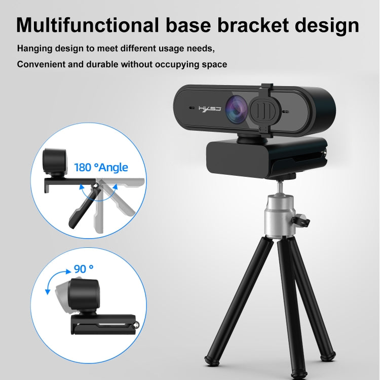 HXSJ S6 HD 1080P 95 Degree Wide-angle High-definition Computer Camera with Microphone(Black) - free shipping - PMC TechLife - Order now!