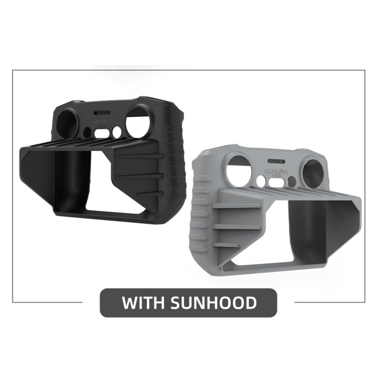 For DJI RC 2 Sunnylife Remote Control Shockproof Anti-scratch Silicone Case with Hood(Black) - Others by Sunnylife | Online Shopping South Africa | PMC TechLife | Buy Now Pay Later Mobicred
