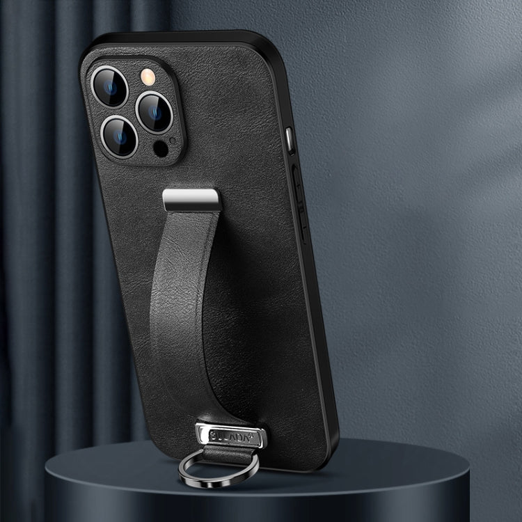 For iPhone 15 Pro Max SULADA Tide Cool Series PC + Leather Texture Skin Feel Phone Case(Black) - iPhone 15 Pro Max Cases by SULADA | Online Shopping South Africa | PMC TechLife | Buy Now Pay Later Mobicred