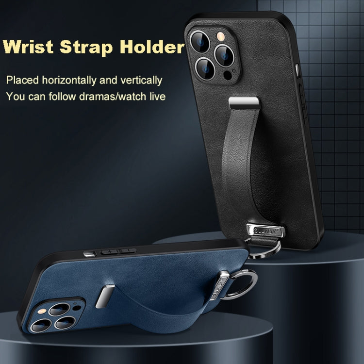 For iPhone 15 Pro SULADA Tide Cool Series PC + Leather Texture Skin Feel Phone Case(Green) - iPhone 15 Pro Cases by SULADA | Online Shopping South Africa | PMC TechLife | Buy Now Pay Later Mobicred