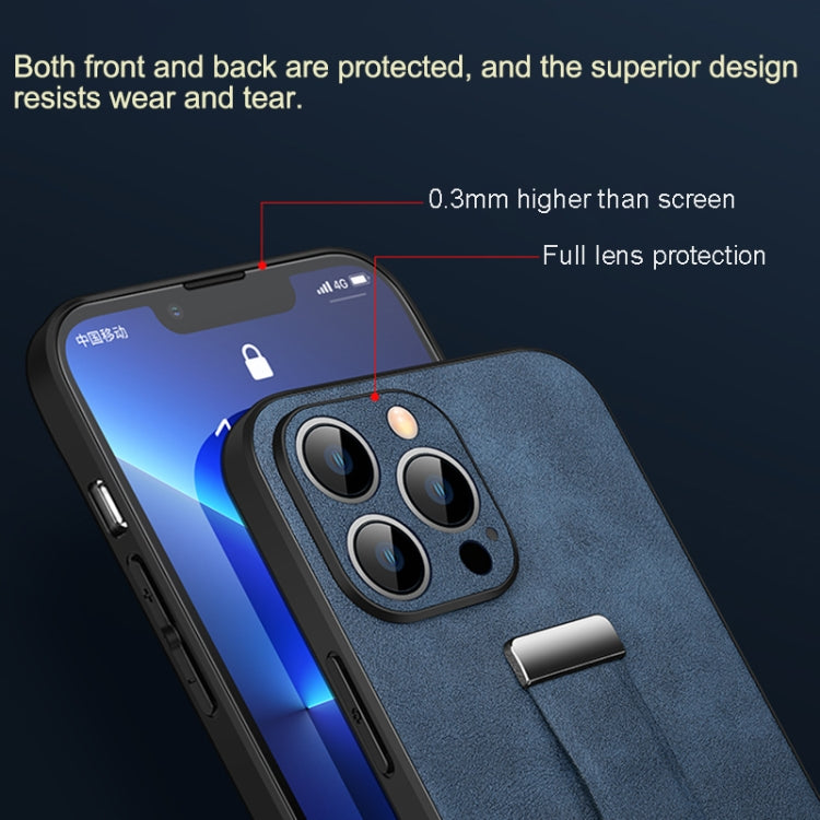 For iPhone 15 Pro SULADA Tide Cool Series PC + Leather Texture Skin Feel Phone Case(Brown) - iPhone 15 Pro Cases by SULADA | Online Shopping South Africa | PMC TechLife | Buy Now Pay Later Mobicred