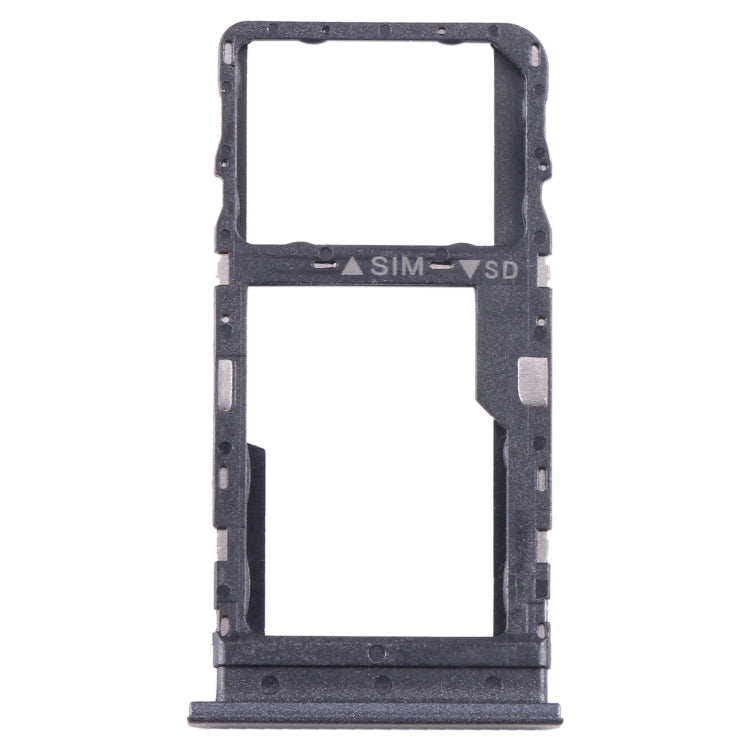 For TCL 40 XE Original SIM + Micro SD Card Tray(Black) - For TCL by PMC TechLife | Online Shopping South Africa | PMC TechLife