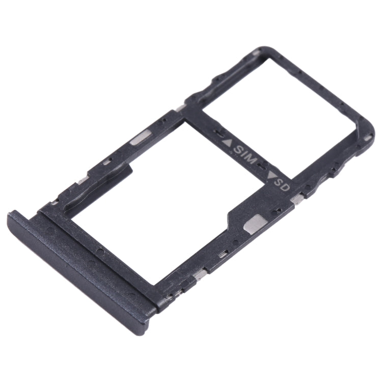 For TCL 40 XE Original SIM + Micro SD Card Tray(Black) - For TCL by PMC TechLife | Online Shopping South Africa | PMC TechLife