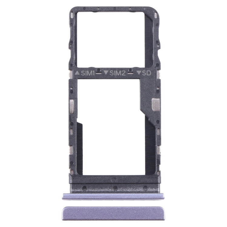 For TCL 40 XE Original SIM + Micro SD Card Tray(Purple) - For TCL by PMC TechLife | Online Shopping South Africa | PMC TechLife