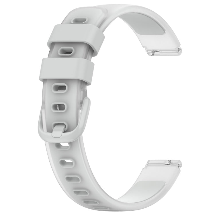 12mm Universal Two Color Transparent Silicone Watch Band(Light Grey) - free shipping - PMC TechLife - Order now!