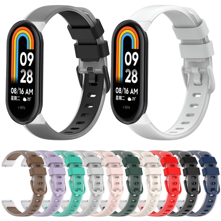 12mm Universal Two Color Transparent Silicone Watch Band(Light Grey) - free shipping - PMC TechLife - Order now!