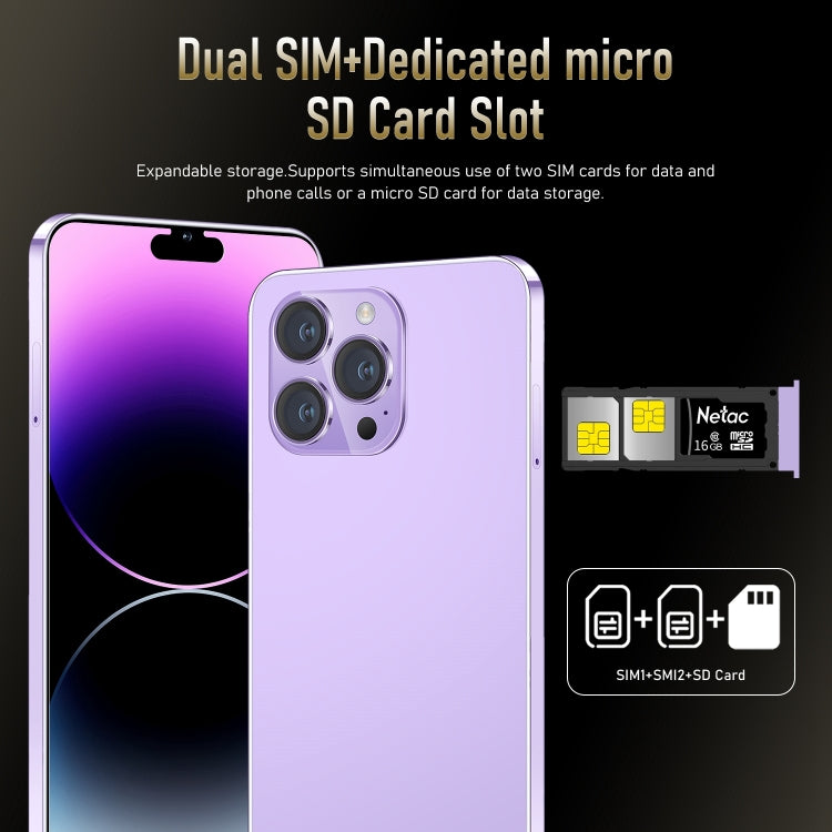 i15 Pro Max / N85, 1GB+16GB, 6.1 inch Screen, Face Identification, Android  8.1 MTK6580A Quad Core, Network: 3G, Dual SIM(Gold) -  by PMC TechLife | Online Shopping South Africa | PMC TechLife | Buy Now Pay Later Mobicred