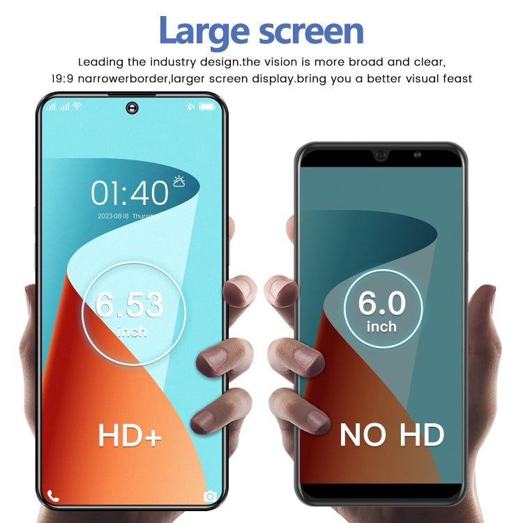 S23 Ultra / U19, 3GB+64GB, 6.53 inch Screen, Face ID & Side Fingerprint Identification, Android 9.1 MTK6753 Octa Core, Network: 4G, Dual SIM(Black) -  by PMC TechLife | Online Shopping South Africa | PMC TechLife | Buy Now Pay Later Mobicred