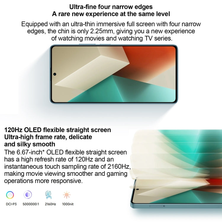 Xiaomi Redmi Note 13 5G, 6GB+128GB,  6.67 inch MIUI 14 Mediatek Dimensity 6080 Octa Core up to 2.4GHz, Network: 5G(White) - free shipping - PMC TechLife - Order now!