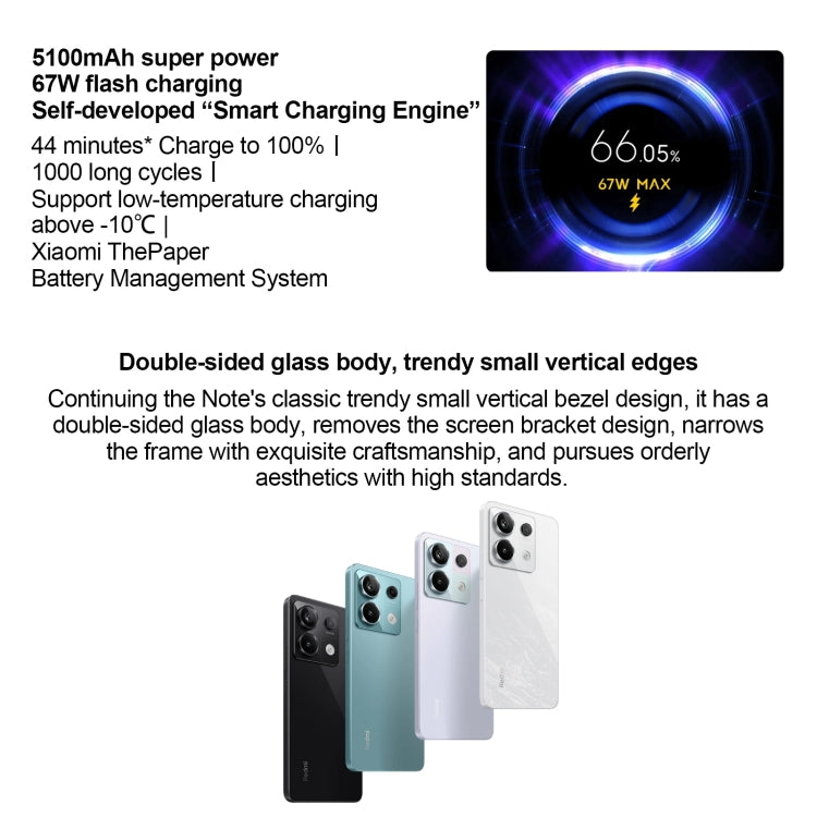 Xiaomi Redmi Note 13 Pro 5G, 12GB+256GB,  6.67 inch MIUI 14 Snapdragon 7s Gen 2 Octa Core 4nm up to 2.4GHz, NFC, Network: 5G(Blue) - free shipping - PMC TechLife - Order now!
