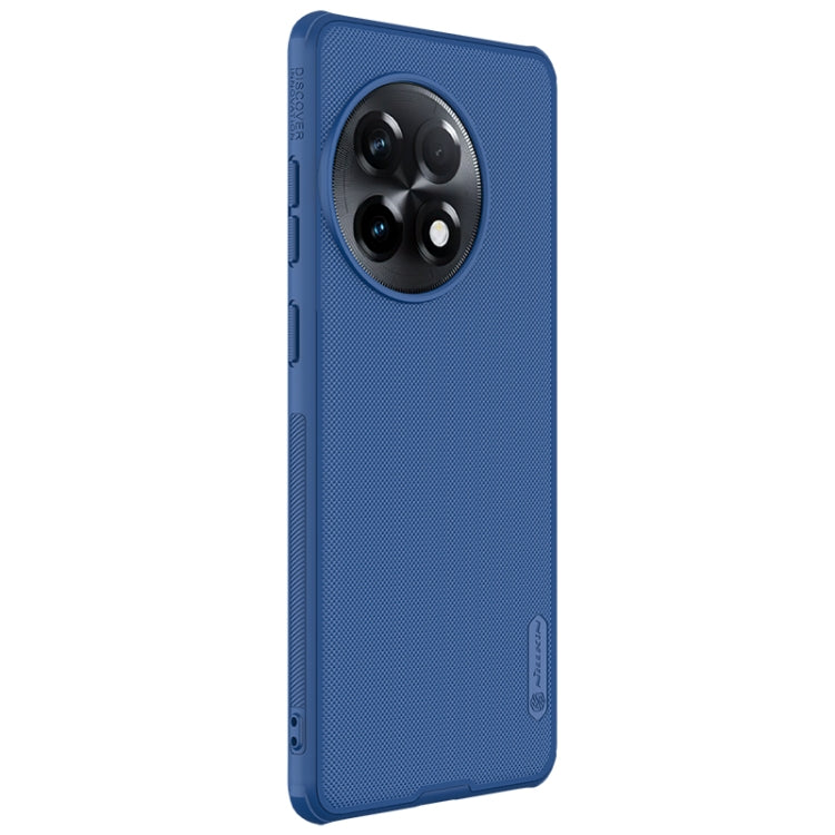 For OnePlus Ace 2 Pro NILLKIN Frosted Shield Pro PC + TPU Phone Case(Blue) - free shipping - PMC TechLife - Order now!