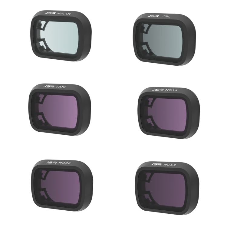 For DJI Mini 4 Pro JSR KB Series Drone Camera Lens Filter, Filter:6 in 1 UV CPL ND8/16/32/64 - free shipping - PMC TechLife - Order now!