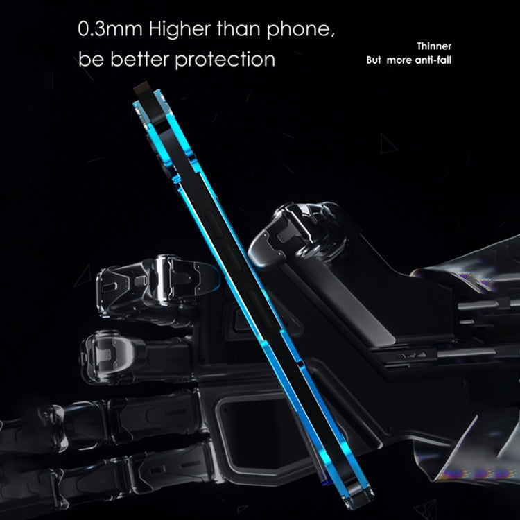 For iPhone 15 R-JUST RJ17 Shockproof Armor Metal Phone Case(Black) - free shipping - PMC TechLife - Order now!