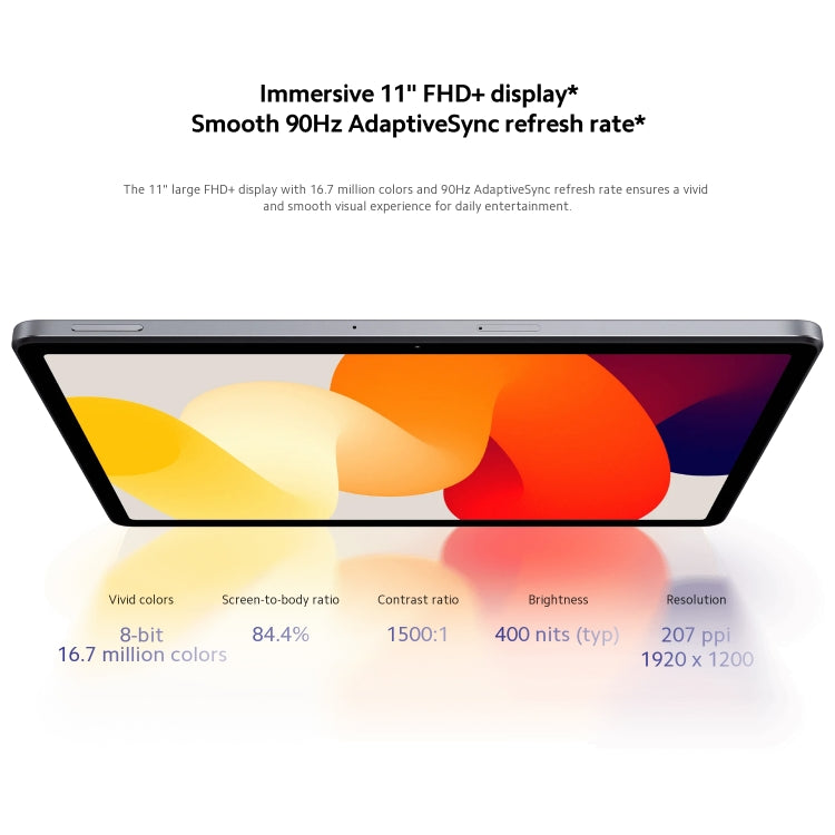 Xiaomi Redmi Pad SE 11 inch, 6GB+128GB, MIUI Pad 14 OS Qualcomm Snapdragon 680 Octa Core, Not Support Google Play(Grey) - free shipping - PMC TechLife - Order now!
