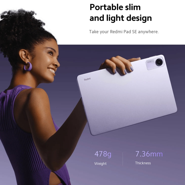 Xiaomi Redmi Pad SE 11 inch, 6GB+128GB, MIUI Pad 14 OS Qualcomm Snapdragon 680 Octa Core, Not Support Google Play(Grey) - free shipping - PMC TechLife - Order now!