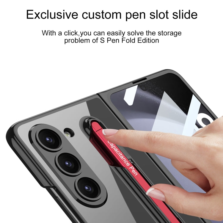 For Samsung Galaxy Z Fold5 5G GKK Integrated PC Phone Case with Pen Slot, No Include Pen(Blue) - Galaxy Z Fold5 Cases by GKK | Online Shopping South Africa | PMC TechLife | Buy Now Pay Later Mobicred