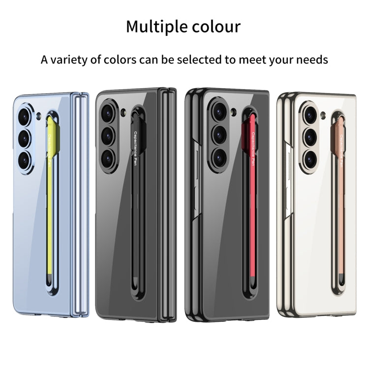 For Samsung Galaxy Z Fold5 5G GKK Integrated PC Phone Case with Pen Slot, No Include Pen(Black+Red) - Galaxy Z Fold5 Cases by GKK | Online Shopping South Africa | PMC TechLife | Buy Now Pay Later Mobicred