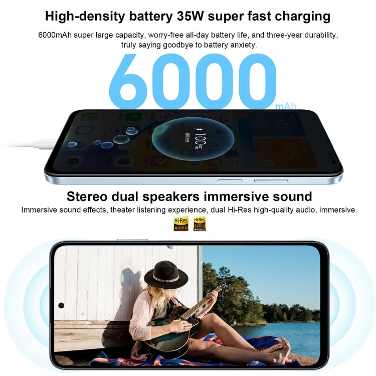 Honor Play 50 Plus, 12GB+256GB, 6.8 inch MagicOS 7.2 Dimensity 6020 Octa Core up to 2.2GHz, Network: 5G, OTG, Not Support Google Play(Silver) - free shipping - PMC TechLife - Order now!