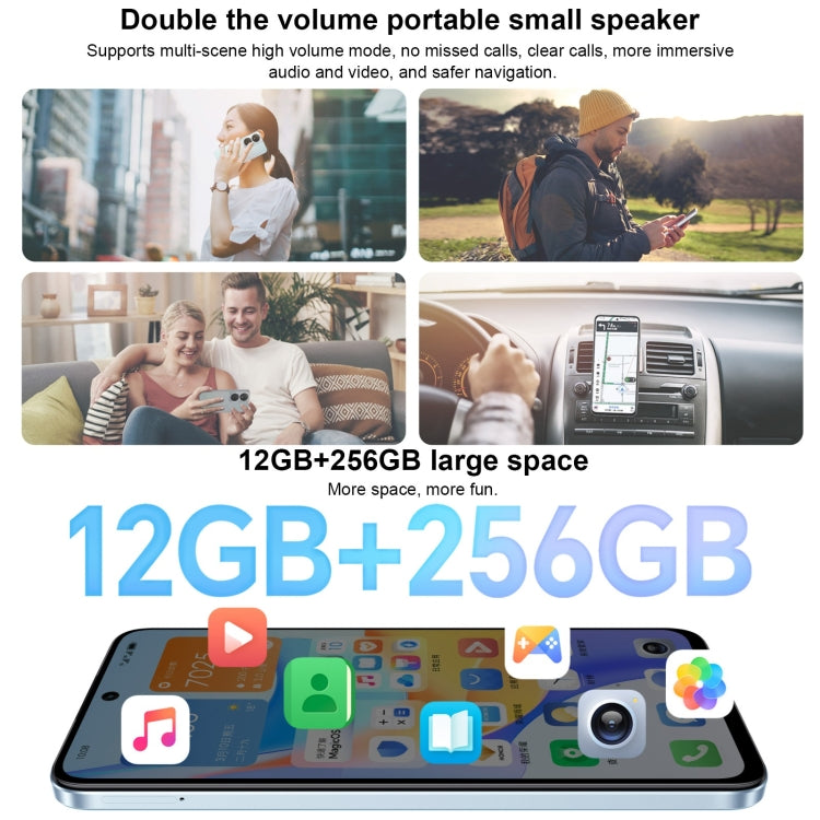 Honor Play 50 Plus, 12GB+256GB, 6.8 inch MagicOS 7.2 Dimensity 6020 Octa Core up to 2.2GHz, Network: 5G, OTG, Not Support Google Play(Silver) - free shipping - PMC TechLife - Order now!