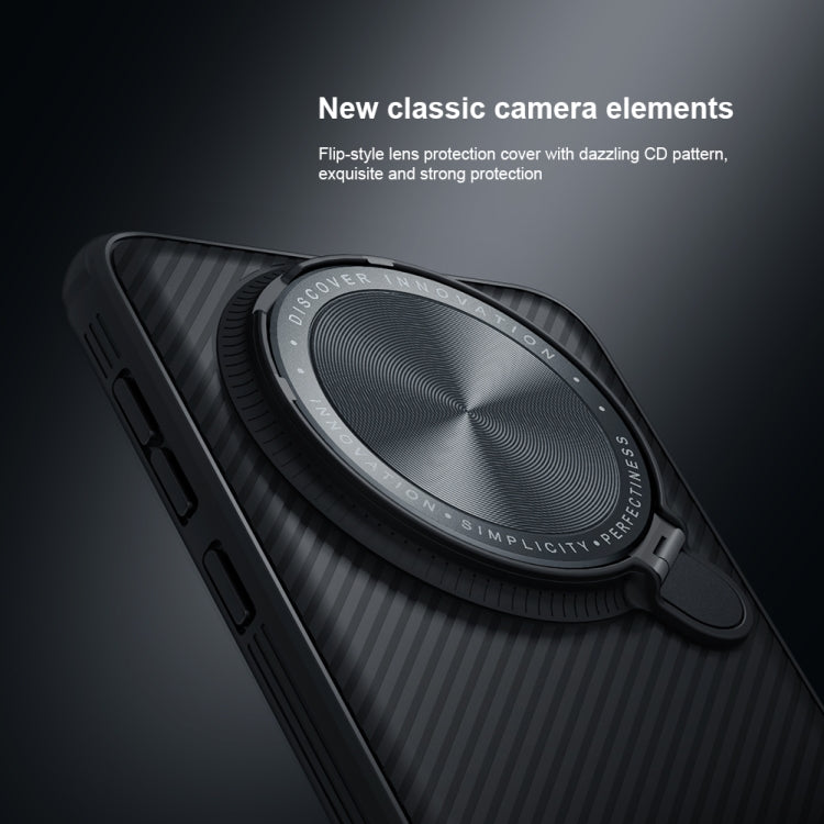 For Huawei Mate 60 Pro/60 Pro+ NILLKIN Black Mirror Prop CD Texture Mirror Phone Case(Black) - Huawei Cases by NILLKIN | Online Shopping South Africa | PMC TechLife | Buy Now Pay Later Mobicred