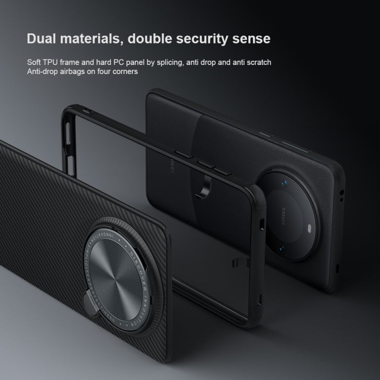 For Huawei Mate 60 Pro/60 Pro+ NILLKIN Black Mirror Prop CD Texture Mirror Phone Case(Black) - Huawei Cases by NILLKIN | Online Shopping South Africa | PMC TechLife | Buy Now Pay Later Mobicred