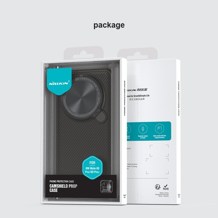 For Huawei Mate 60 Pro/60 Pro+ NILLKIN Black Mirror Prop CD Texture Mirror Phone Case(Black) - Huawei Cases by NILLKIN | Online Shopping South Africa | PMC TechLife | Buy Now Pay Later Mobicred