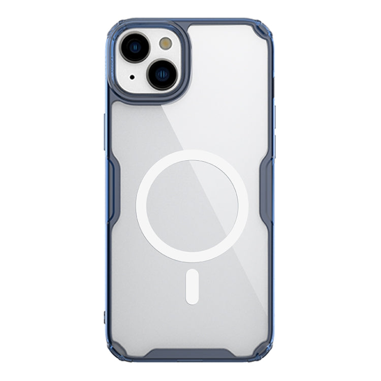 For iPhone 15 NILLKIN Ultra Clear Magsafe PC + TPU Phone Case(Blue) - iPhone 15 Cases by NILLKIN | Online Shopping South Africa | PMC TechLife