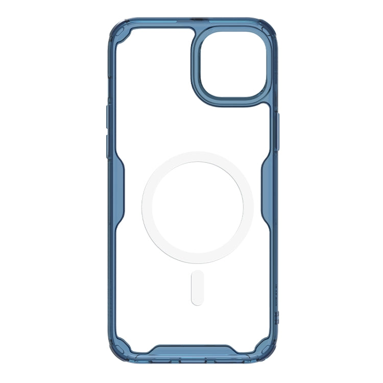 For iPhone 15 NILLKIN Ultra Clear Magsafe PC + TPU Phone Case(Blue) - iPhone 15 Cases by NILLKIN | Online Shopping South Africa | PMC TechLife