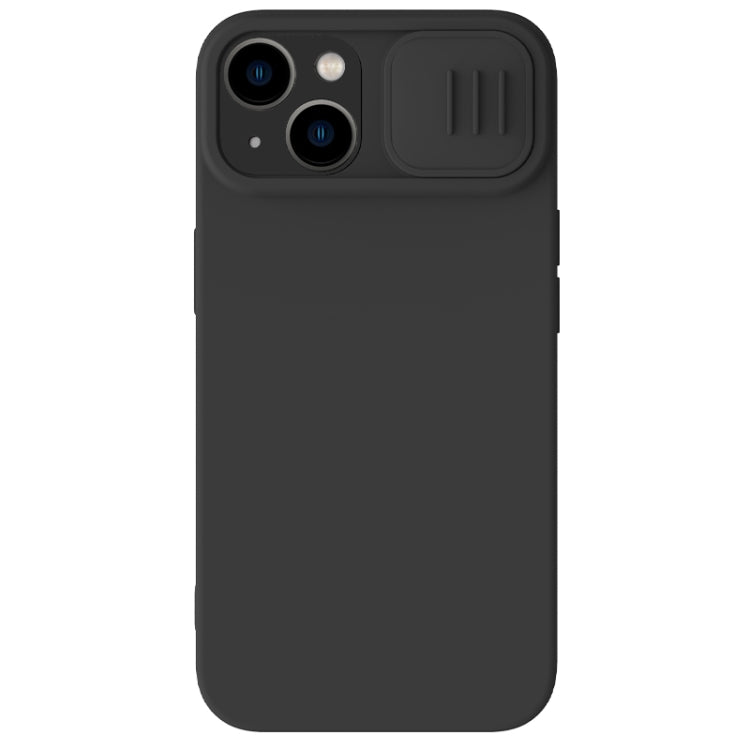 For iPhone 15 Plus NILLKIN CamShield Liquid Silicone Phone Case(Black) - iPhone 15 Plus Cases by NILLKIN | Online Shopping South Africa | PMC TechLife | Buy Now Pay Later Mobicred