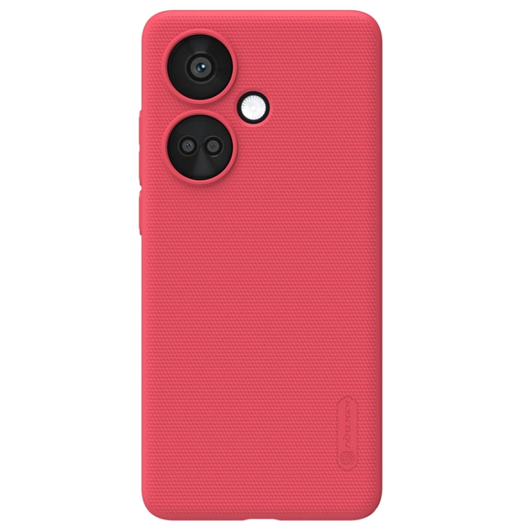 For OPPO K11 NILLKIN Frosted PC Phone Case(Red) - OPPO Cases by NILLKIN | Online Shopping South Africa | PMC TechLife | Buy Now Pay Later Mobicred
